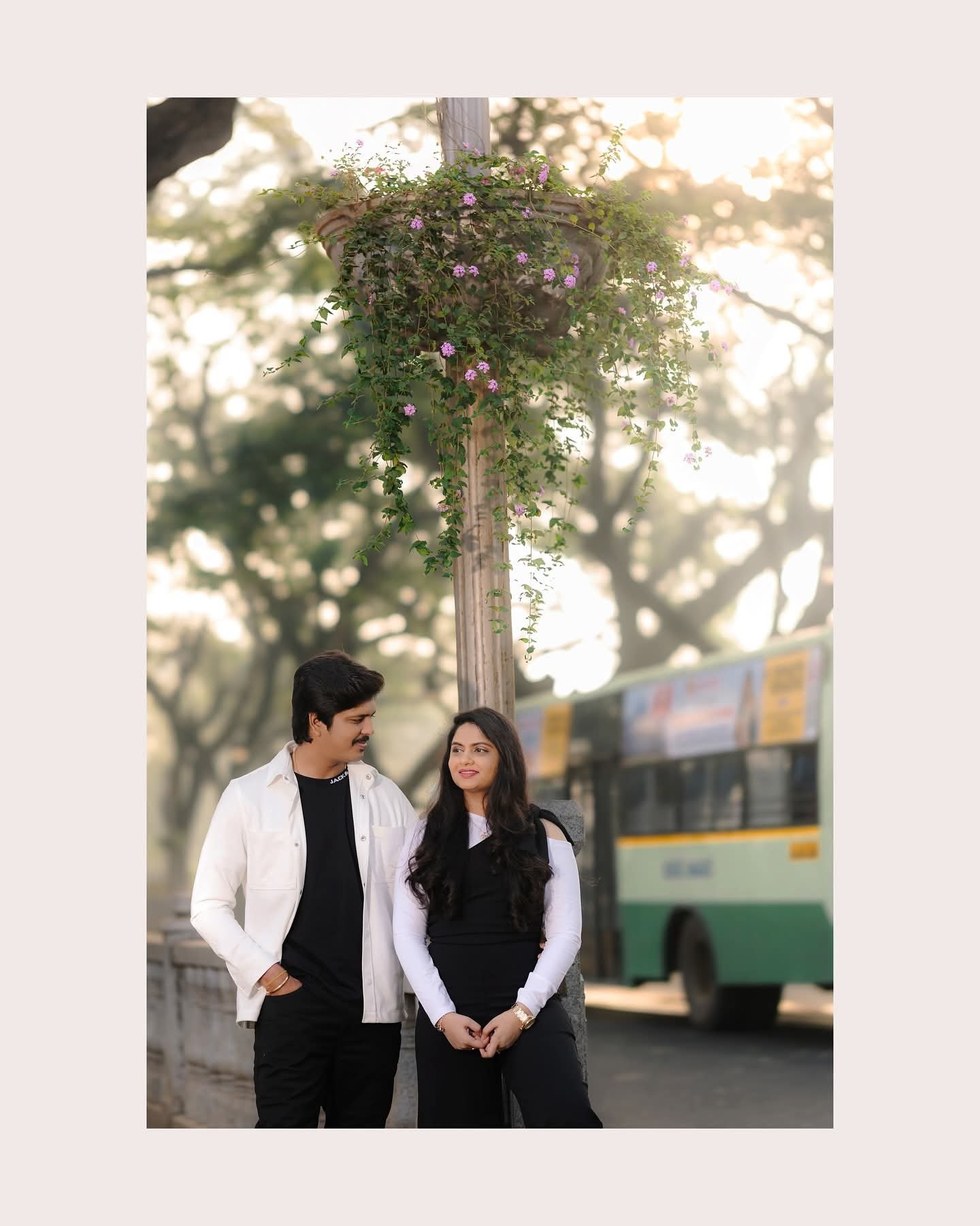 Pre-wedding couple portrait