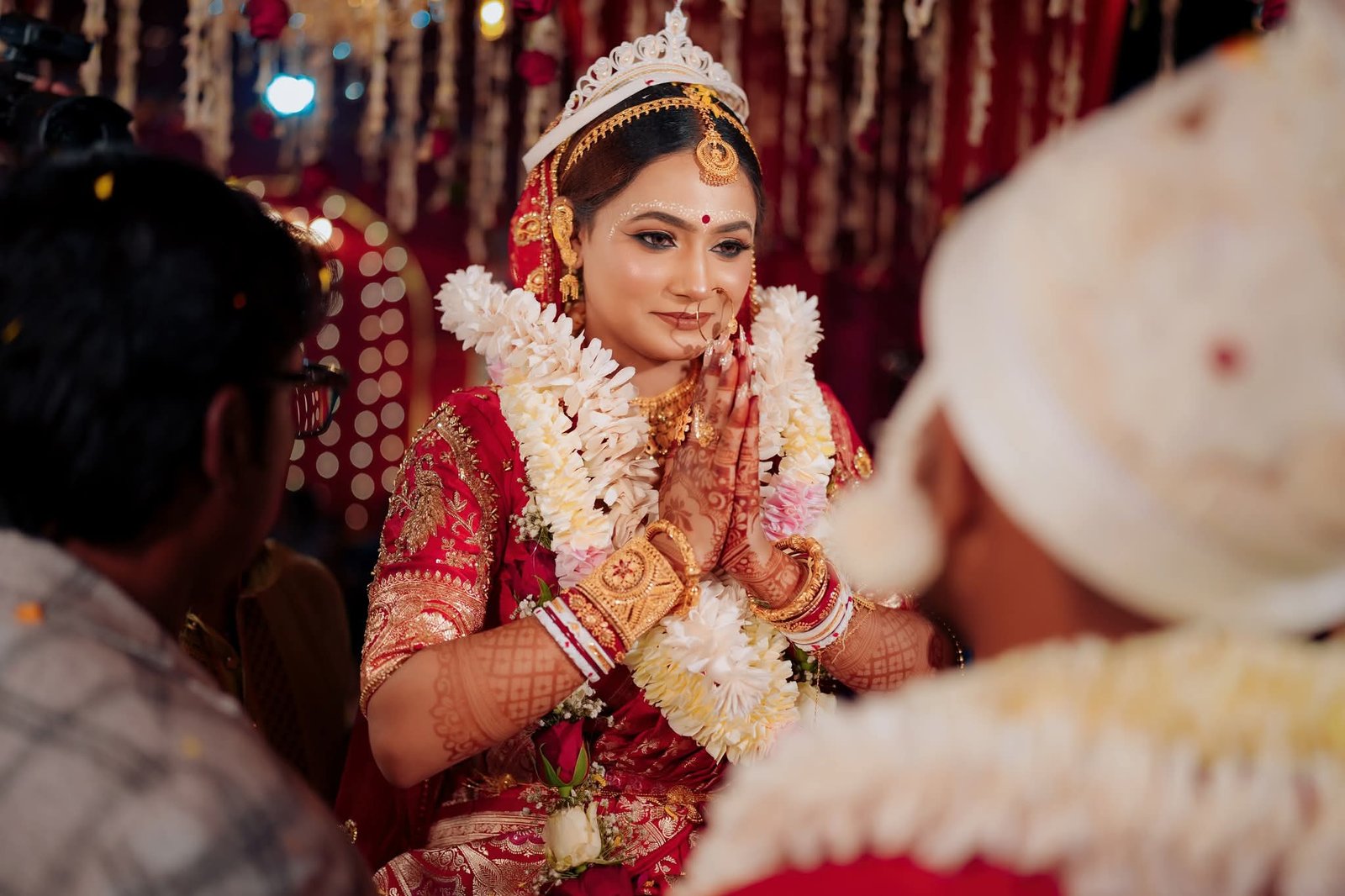 Bride at the ceremony