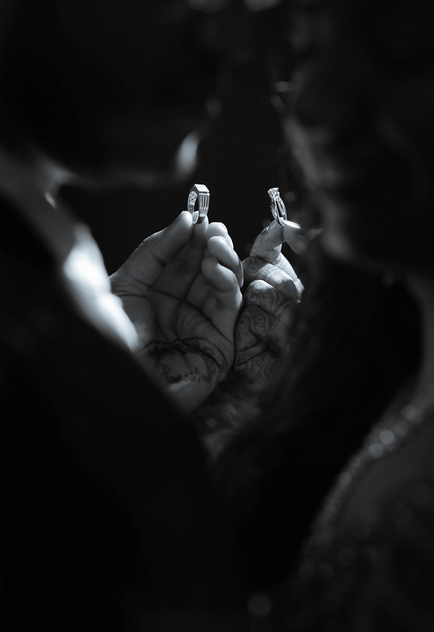 Ceremony during the wedding ceremony